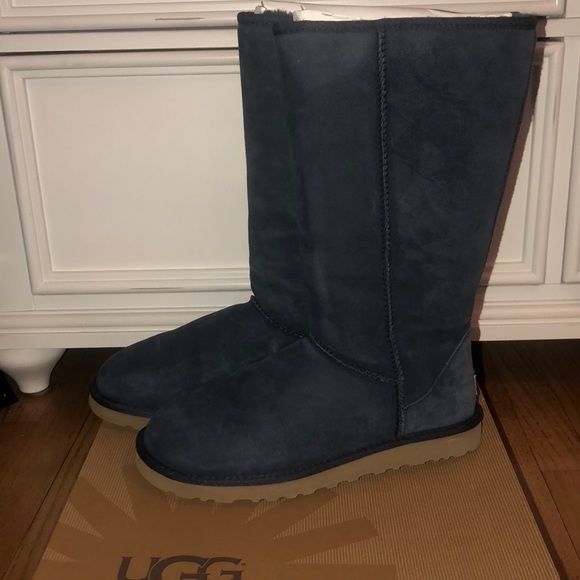 navy blue ugg boots women's shoes